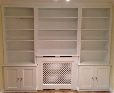 Wall to wall book cases