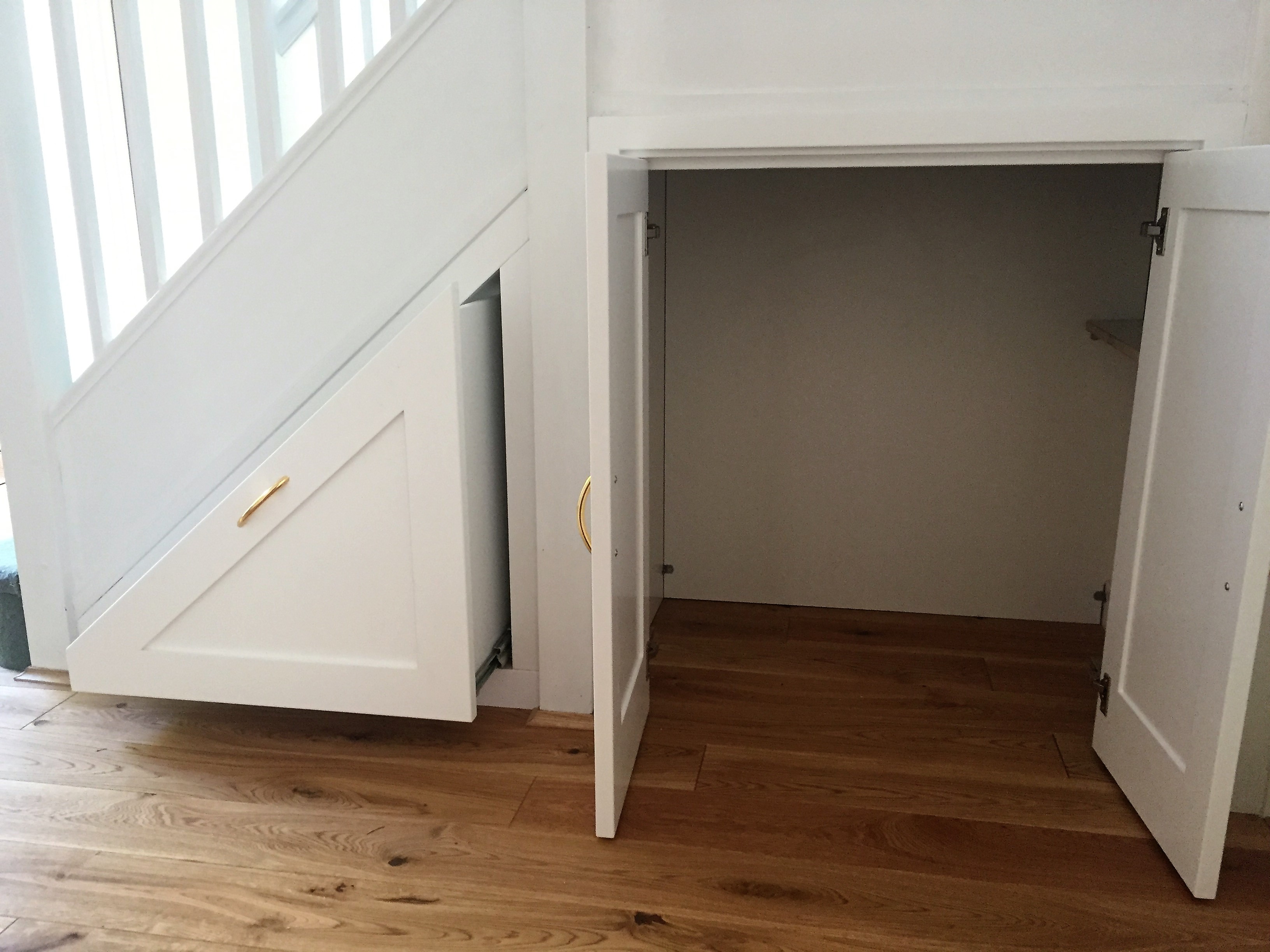 Under-Stair Storage Cabinet, Woodworking Project
